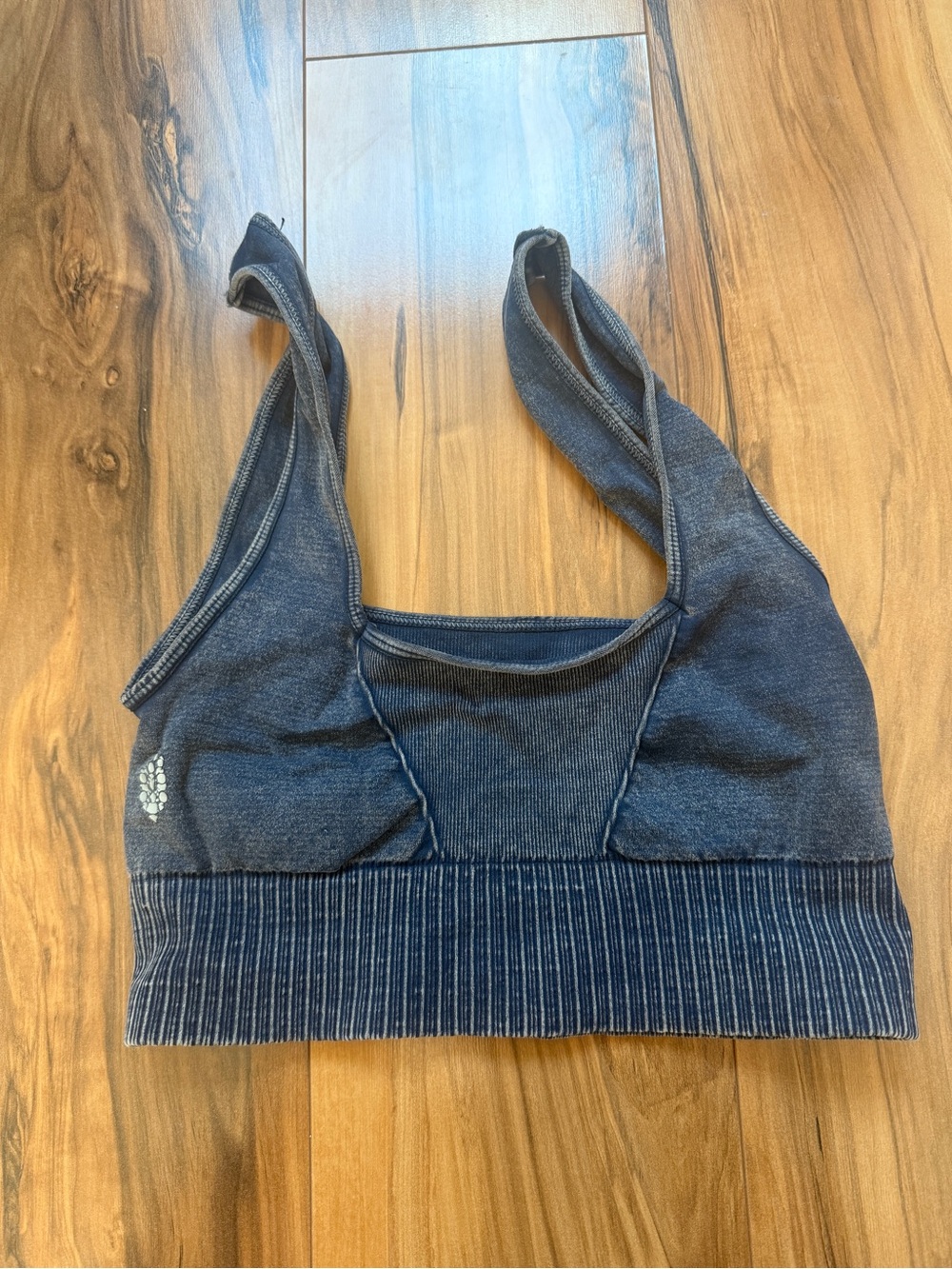 Free People Movement Good Karma Black Sports Bra